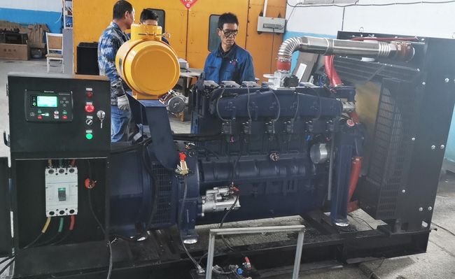 4台200kw沼气发电机组发往江西赣州市两家养殖场